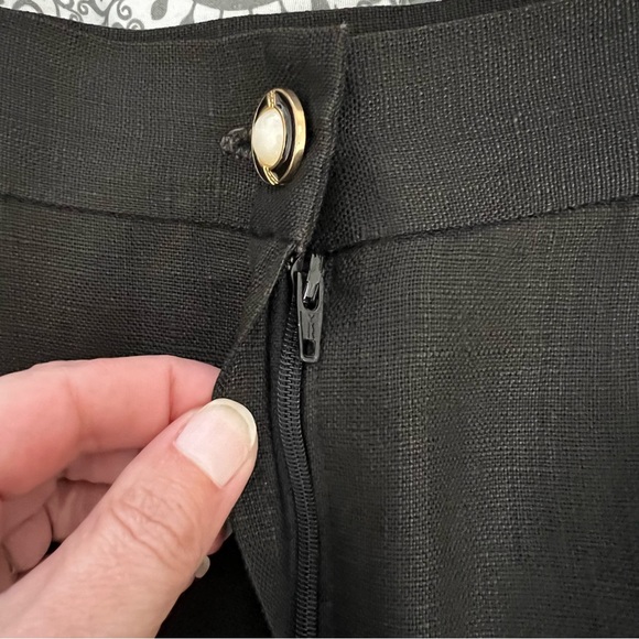 NWOT Sake 100% Linen Maxi Skirt in Dark Brown Women’s Sz 8 - Picture 8 of 10